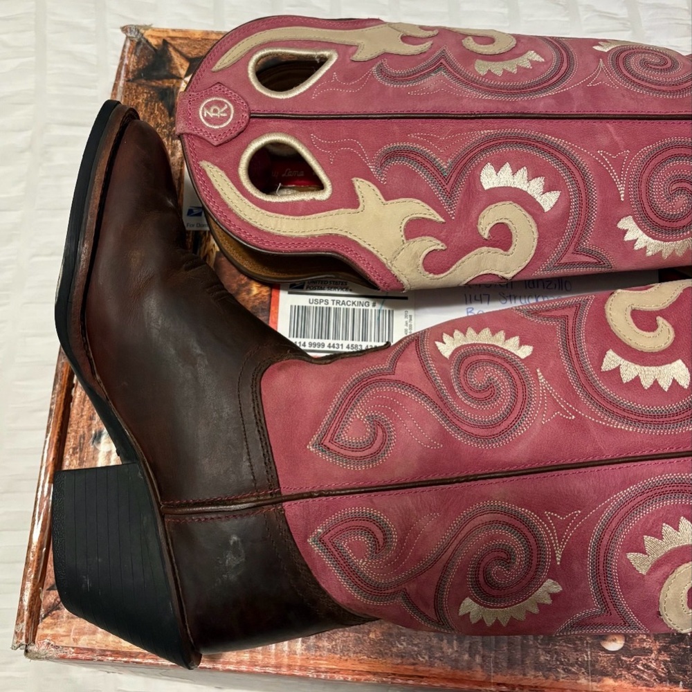Tony Lama Boots Women's Madera Buckaroo RR2013L 3R Boot - Picture 6 of 16